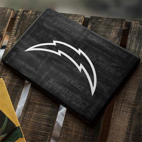 NFL Los Angeles Chargers Black & White Google Pixelbook Go Skin